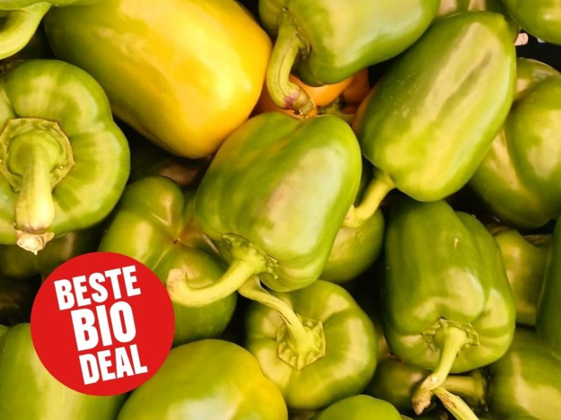 Nu extra scherp geprijsd - Paprika groen mix verwerkingskwaliteit